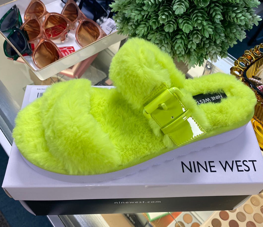 Nine West Neon Slippers NEW!- (Size 7)