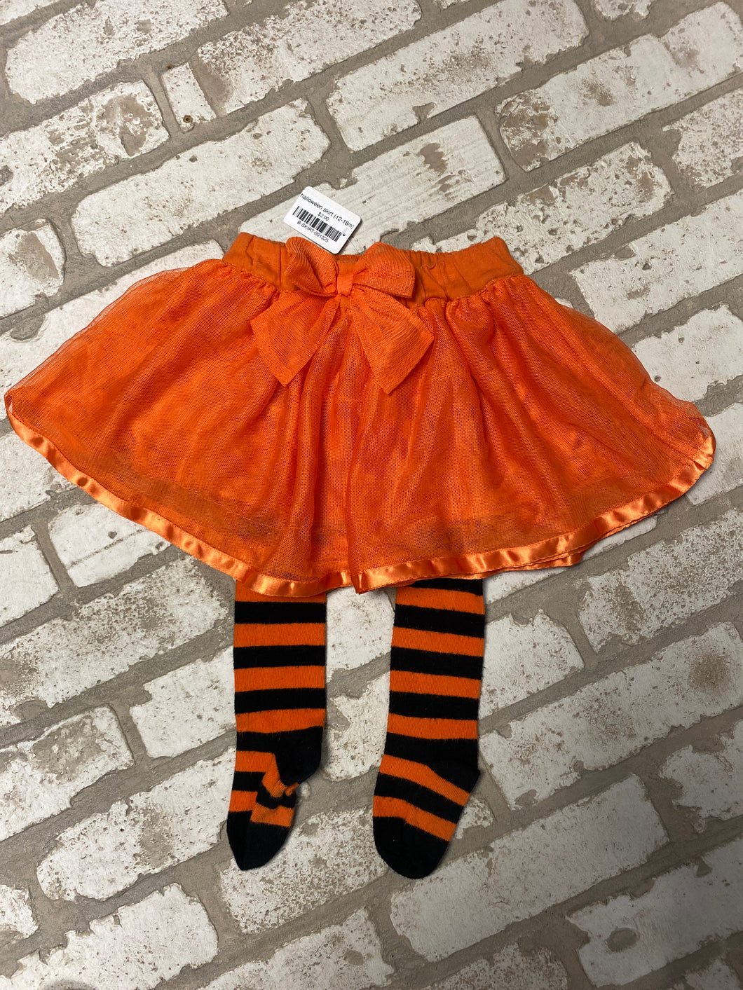 halloween skirt (12-18m)