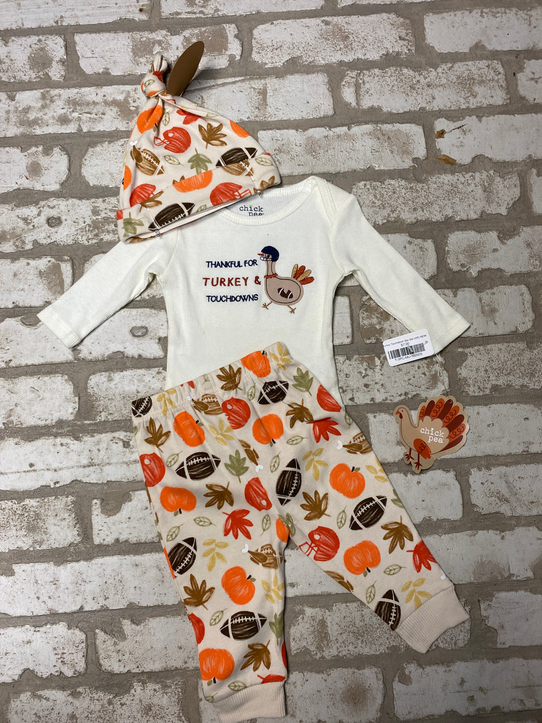 Turkey Touchdown 3pc Set (0/3) NEW