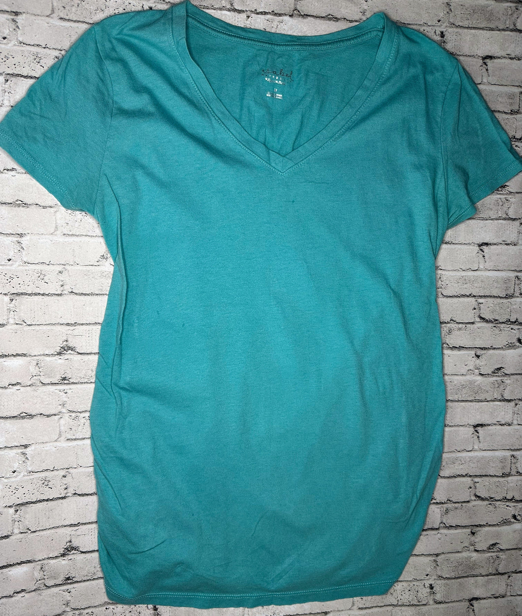 Isabel: Mint Maternity Top- Medium