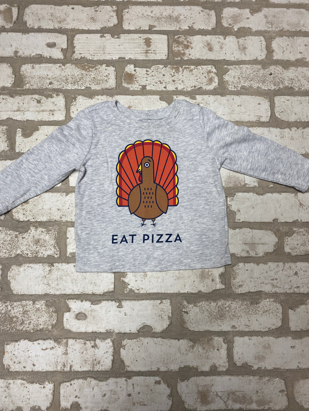 eat pizza long sleeve (12m)