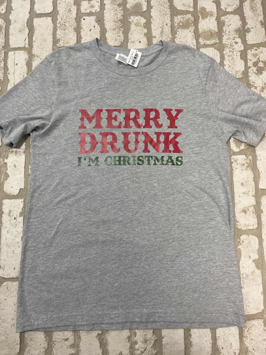 Merry Drunk Tee (L)