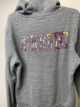 Load image into Gallery viewer, PINK Women's (L) Zip Up Hoodie Gray
