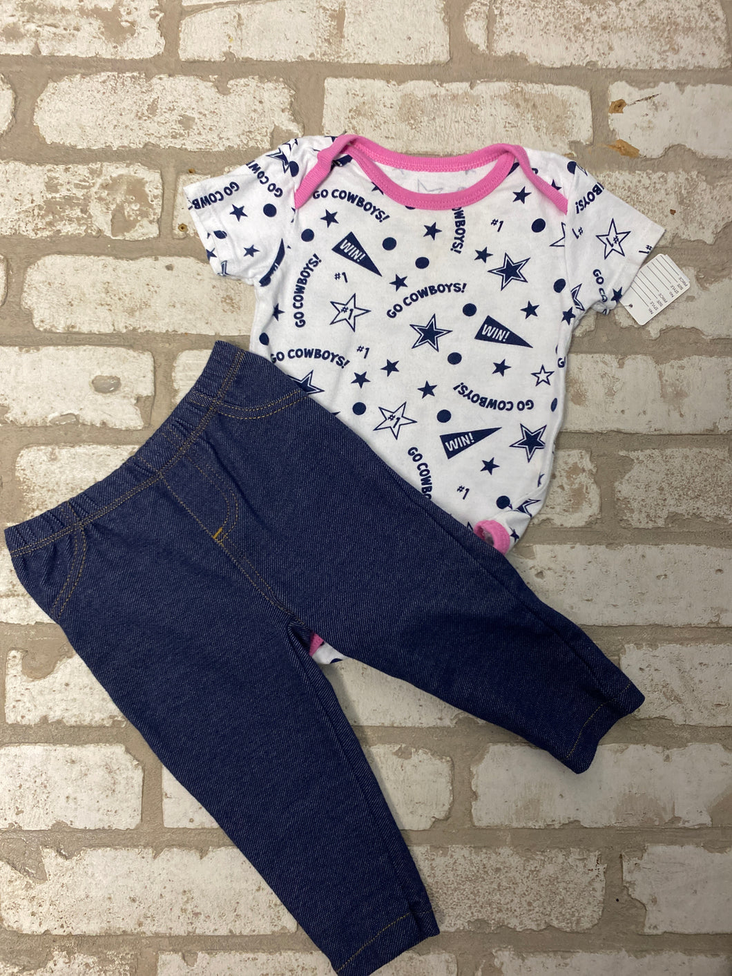 2PC  Girl's Cowboys Set (9M)
