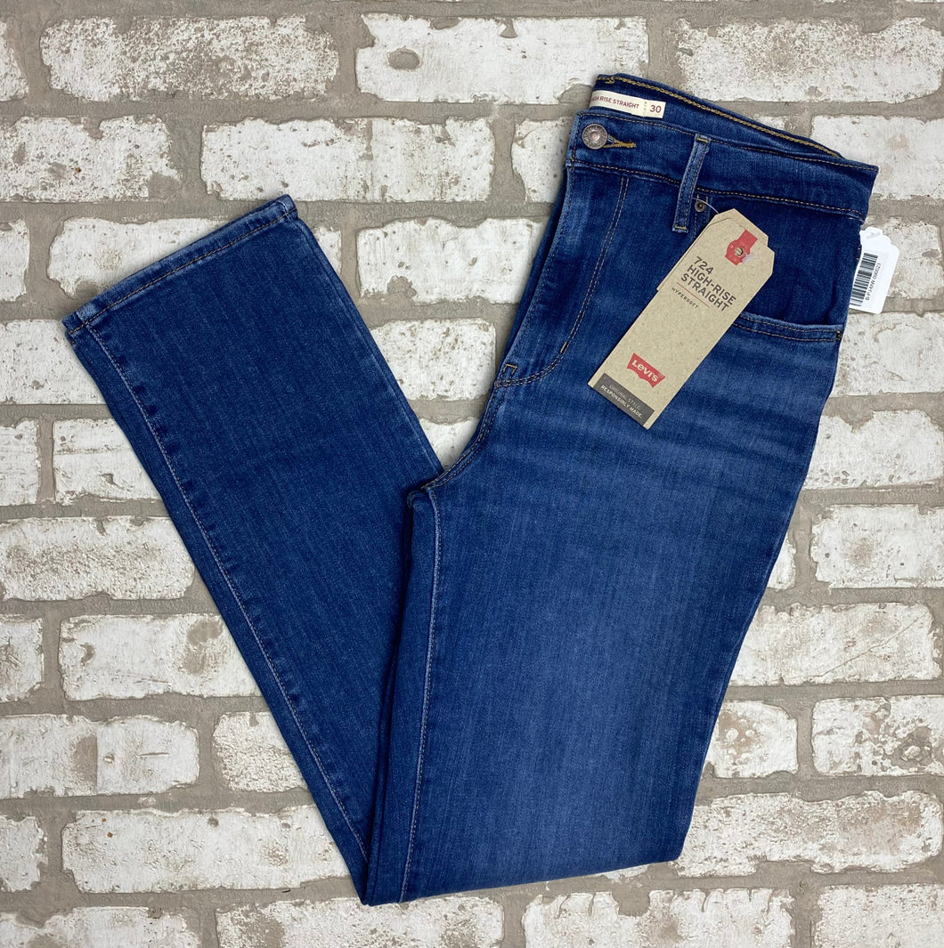 Levis 724 High Rise Straight NEW!- (Size 10)