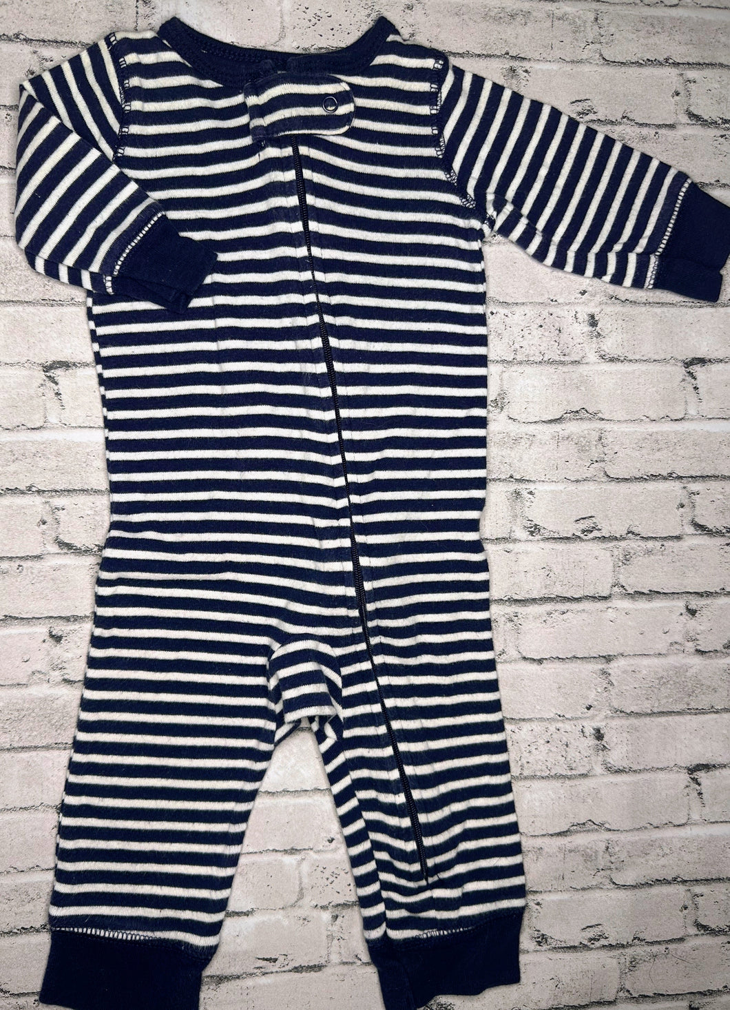 Carter’s: Navy Zip Jumpsuit - 3M
