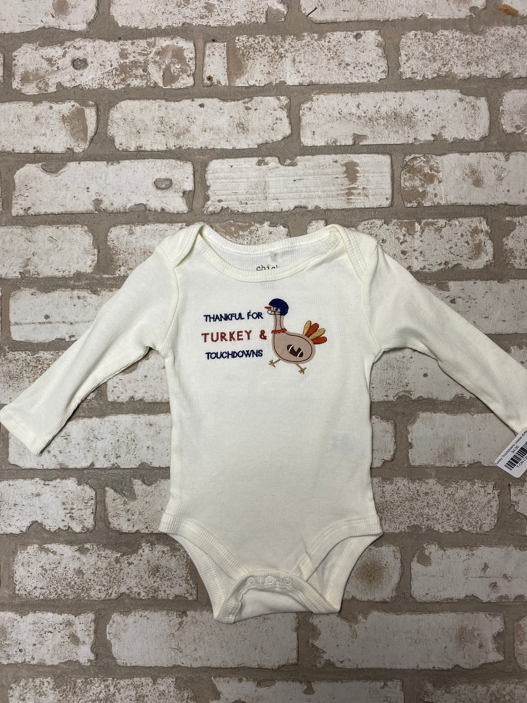 Turkey Touchdowns onesie (6/9M)