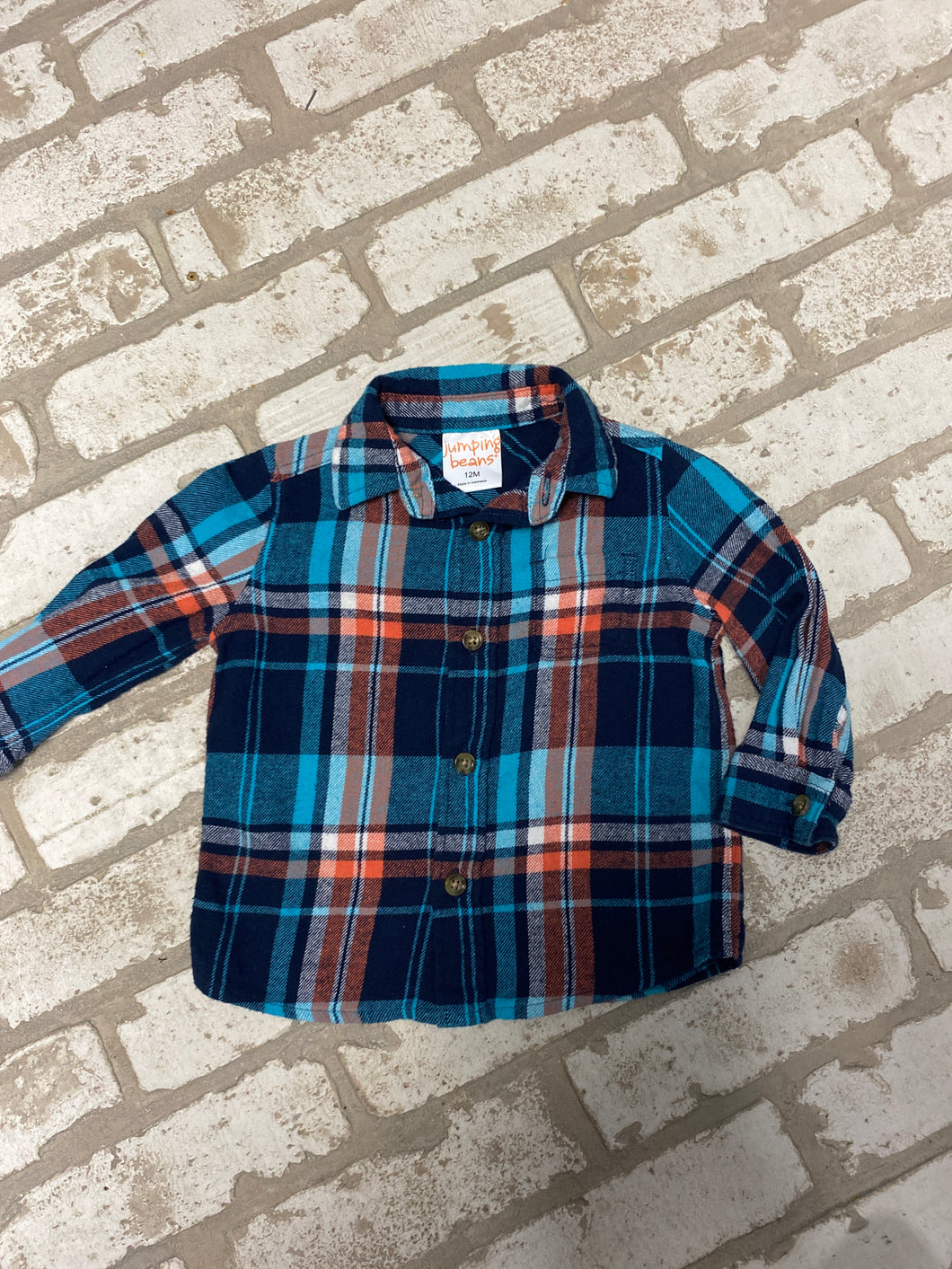 Jumping Beans Flannel (12M)