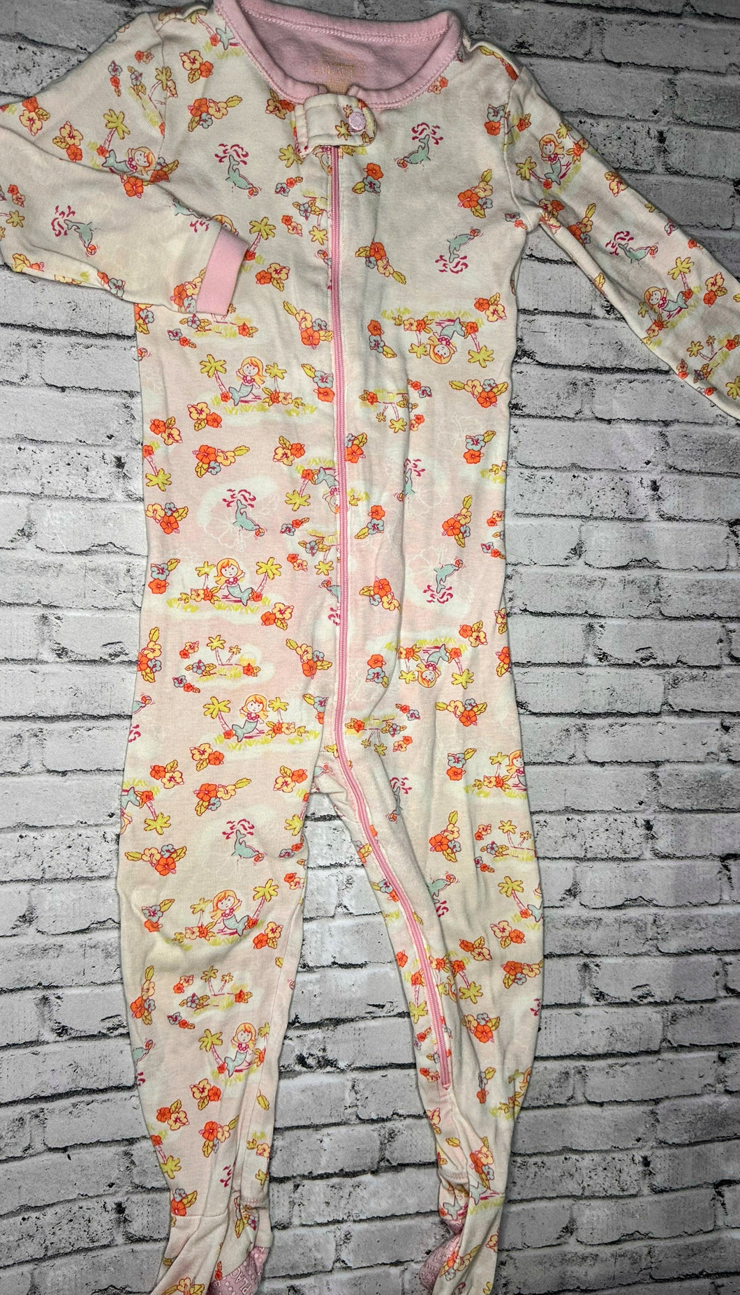 Children’s Place: Floral Sleeper- 24m