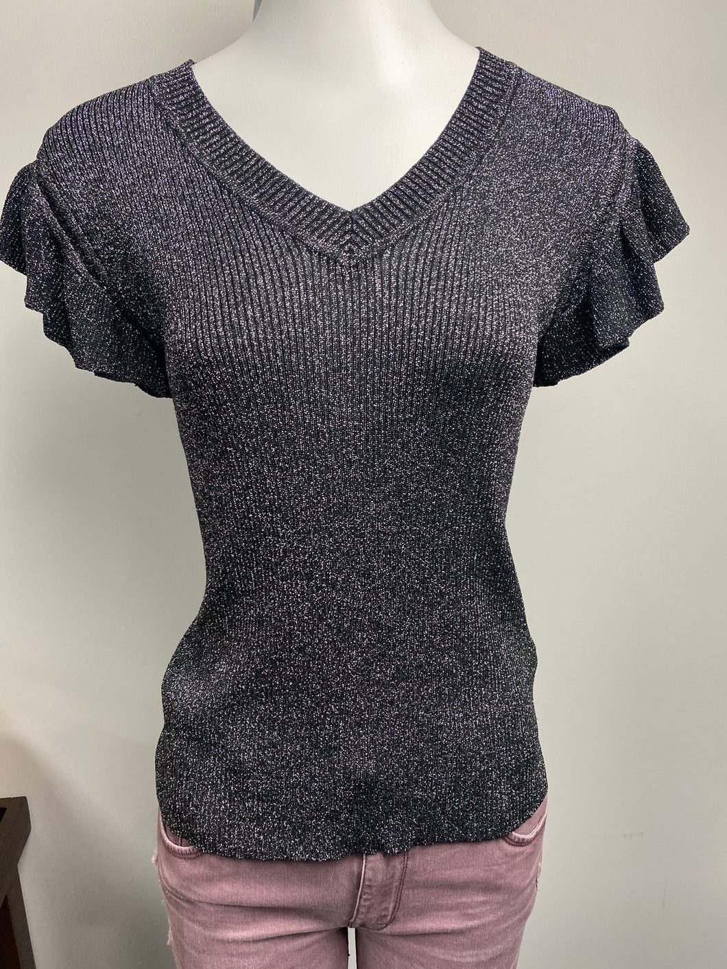 Black Sparkle Short sleeve (M)