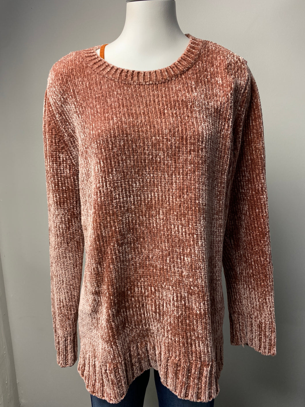 Orvis Chenille Sweater (L) Copper