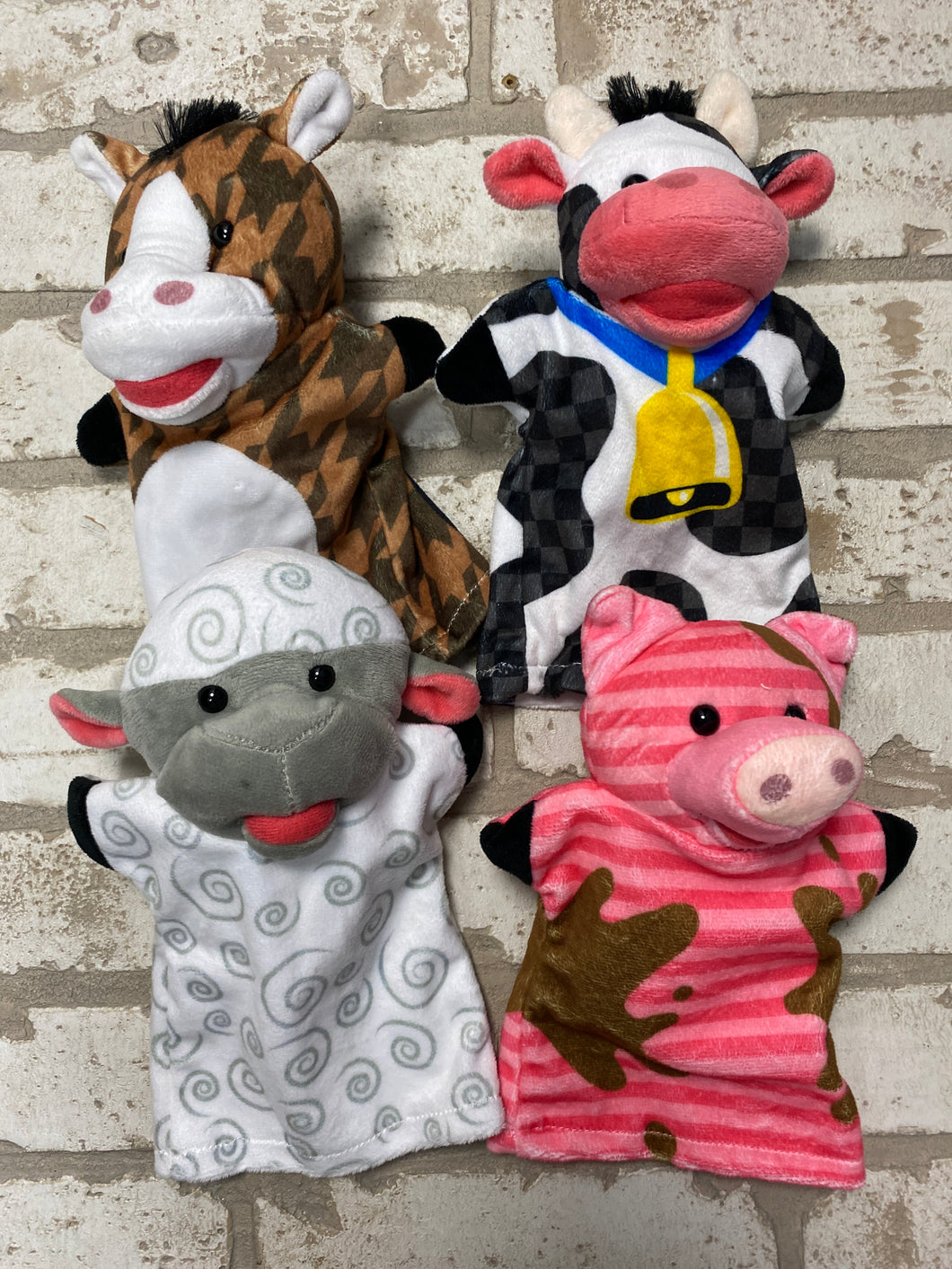 4 Animal hand Puppets