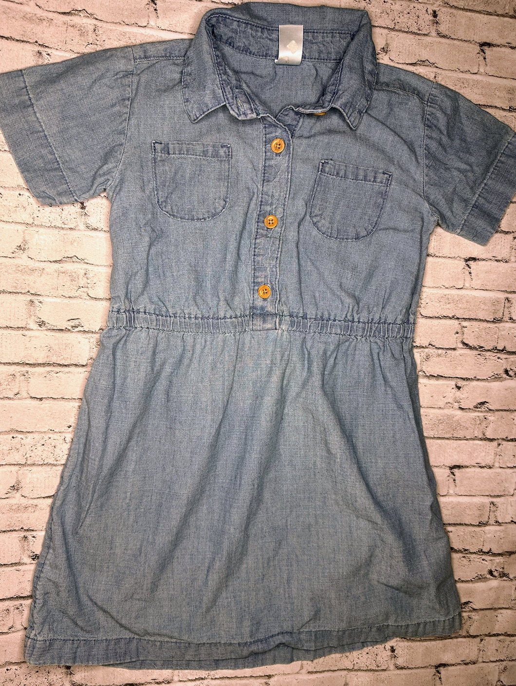 Carter’s: Denim Button Dress- 6x