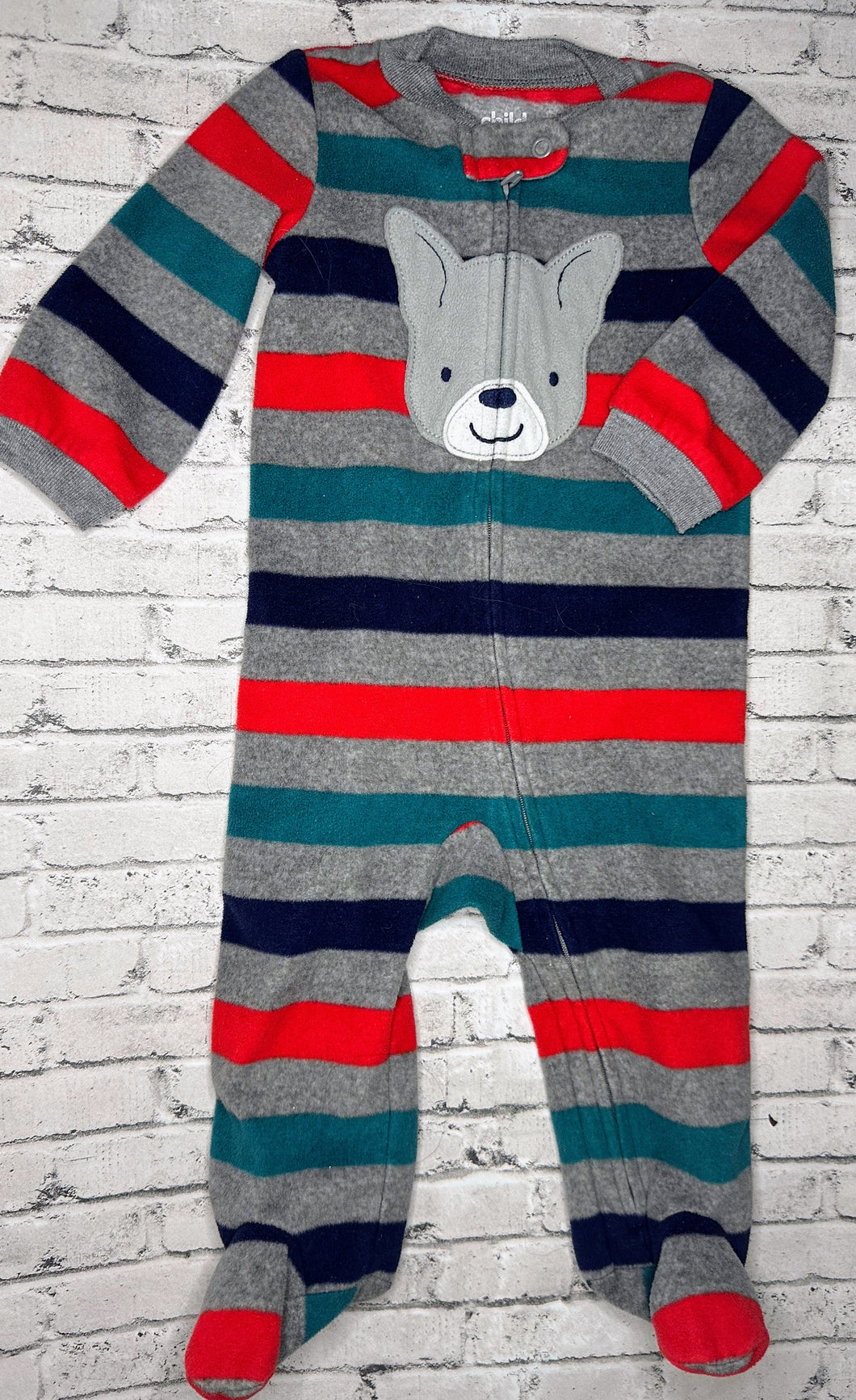 Carter’s: Fleece Puppy Sleeper- 6/9m