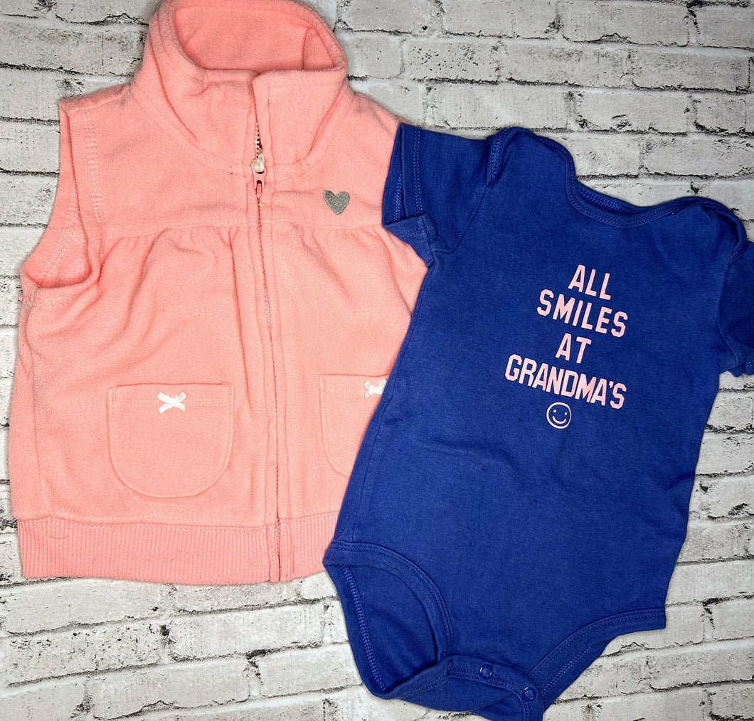 Carter’s: “All Smiles” Set- 12m
