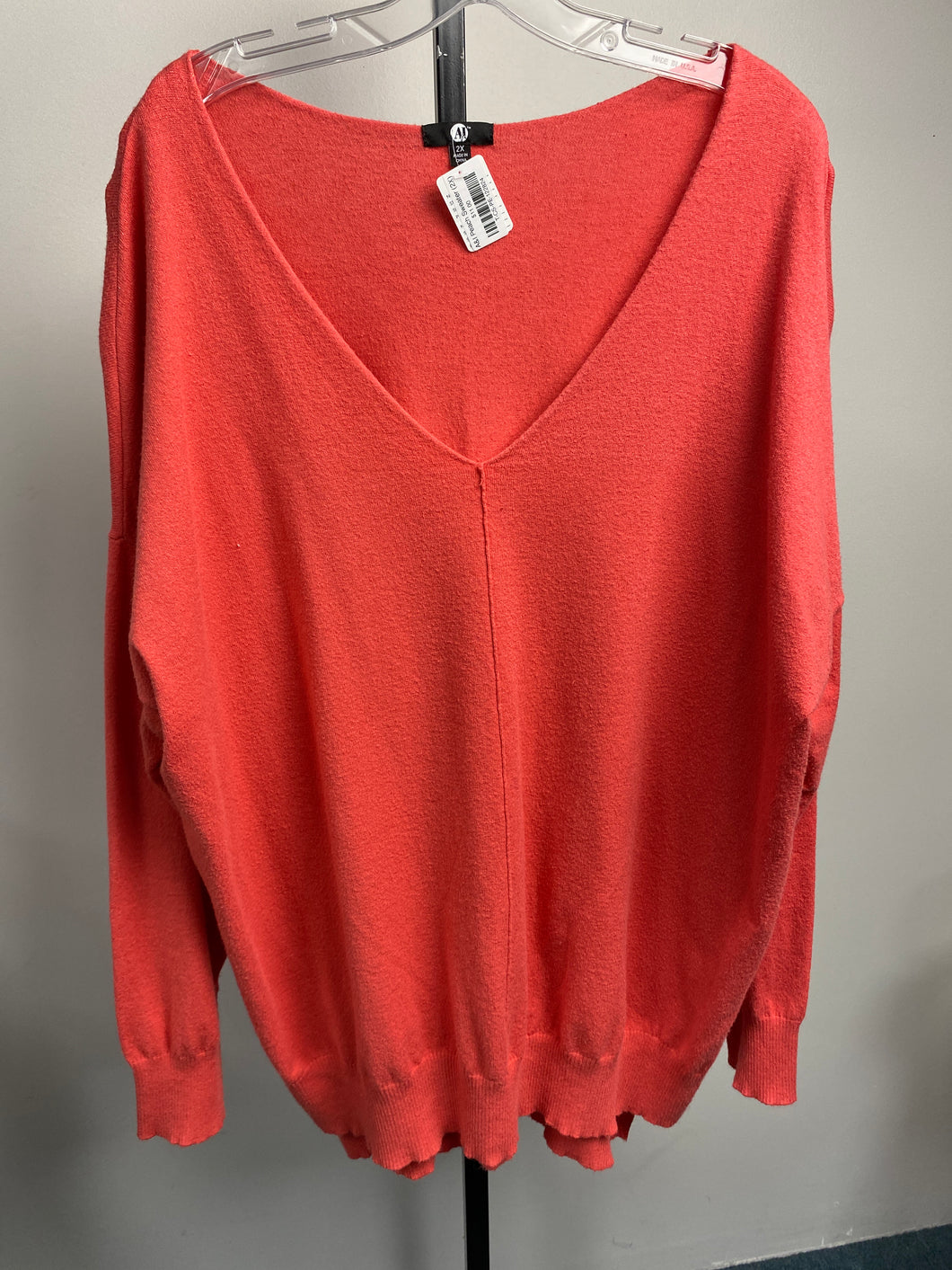 A&I Peach Sweater (2X)
