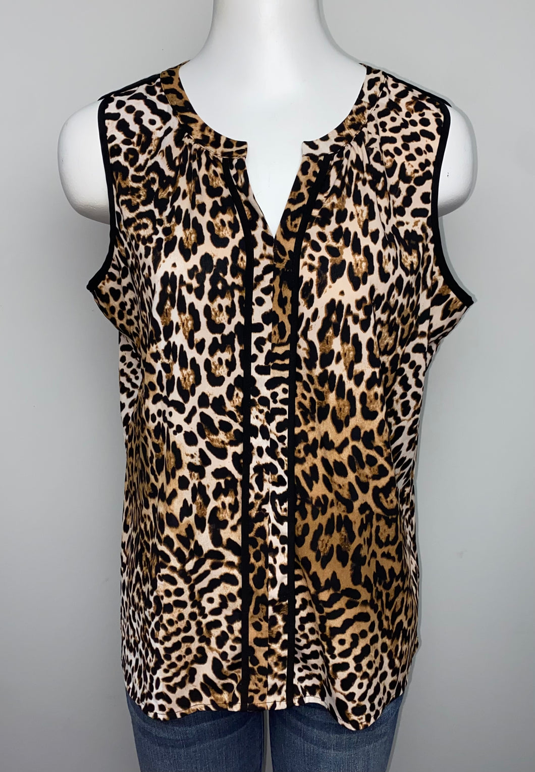 Calvin Klein Leopard Tank- (L)