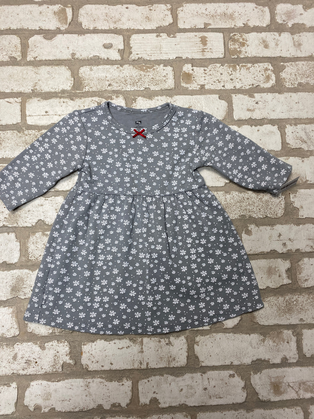 Snowflake Gray Dress (4T)