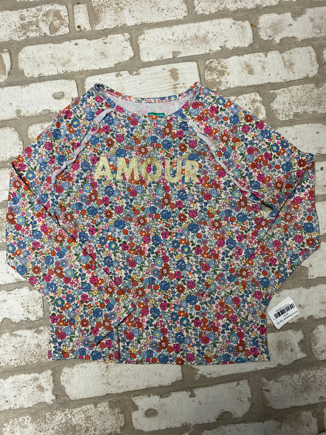 Girl's Flowered Top (8)