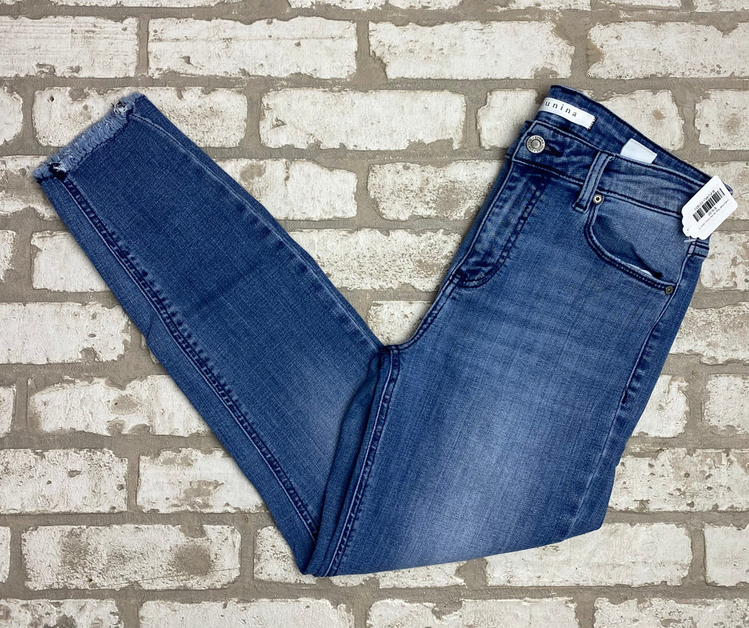 Eunina High Rise Skinny Crop- (Size 7)
