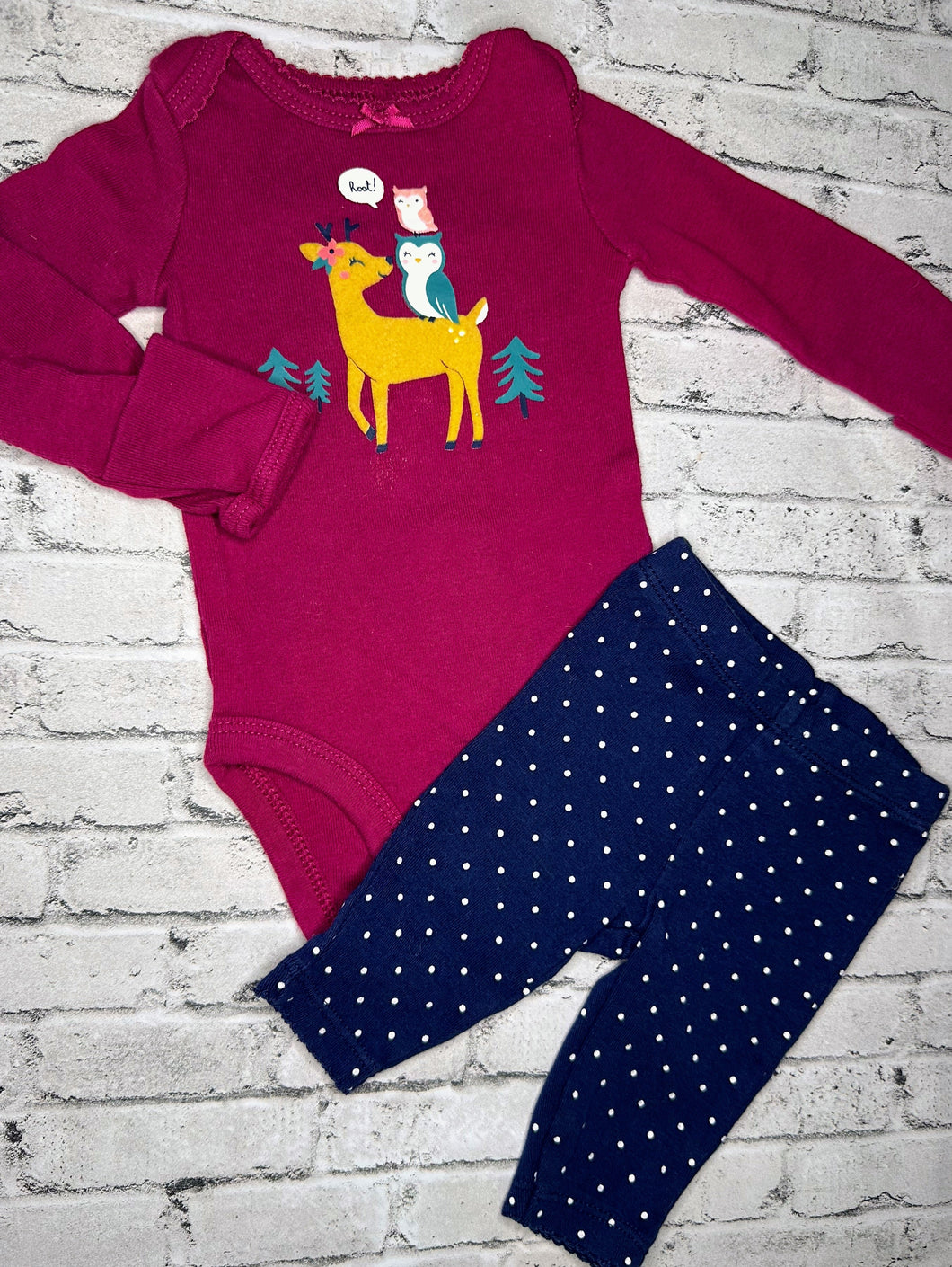 Carter’s: 2pc Deer Set - Newborn