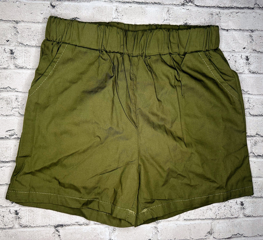 Olive Lightweight Shorts- 3T