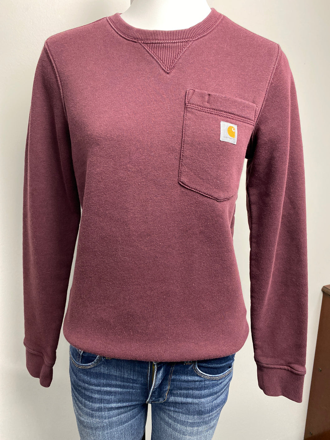 Carhartt Sweatshirt Burgundy XS