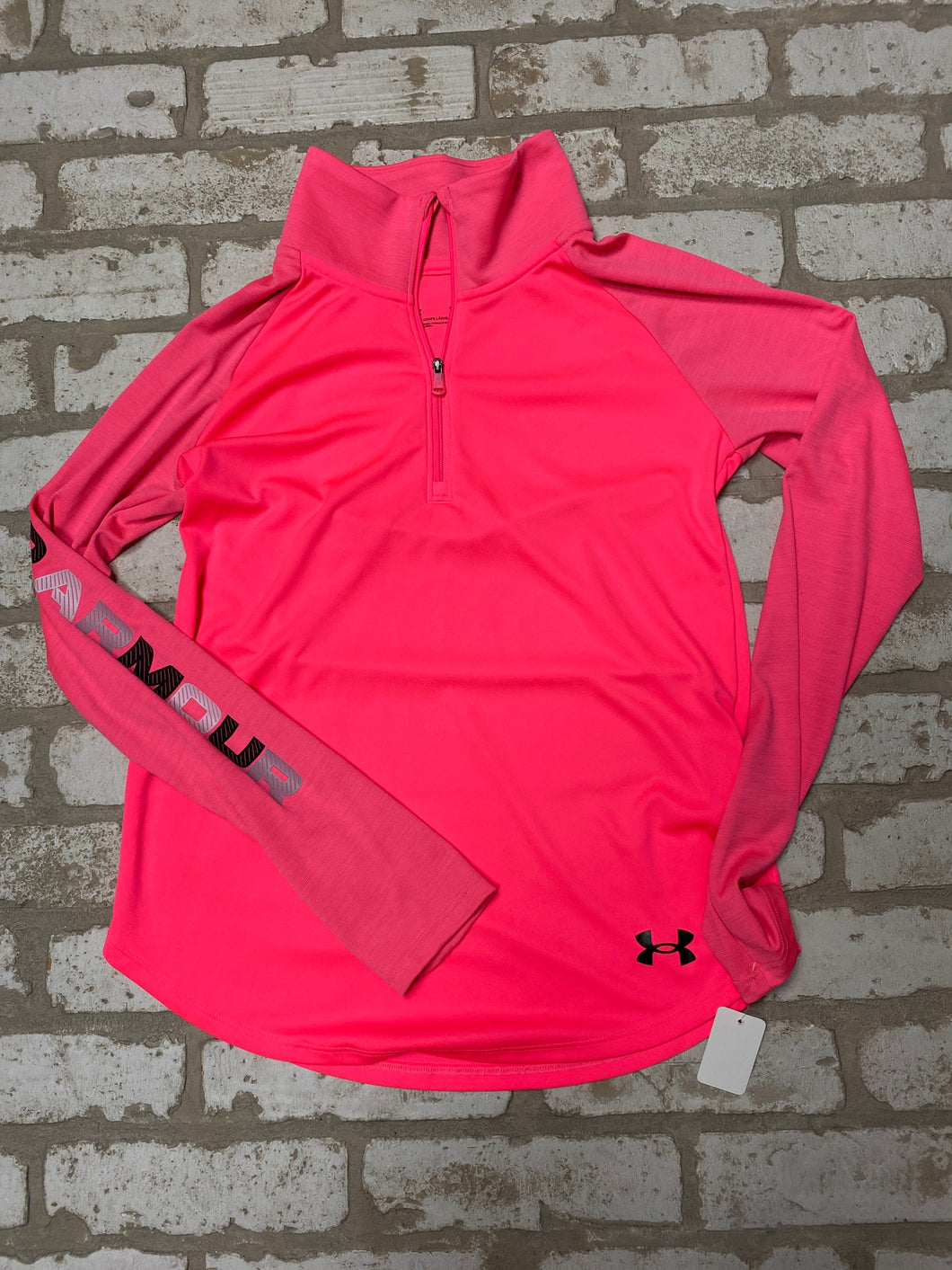 Girl's Pink Under Amour Shirt (L)
