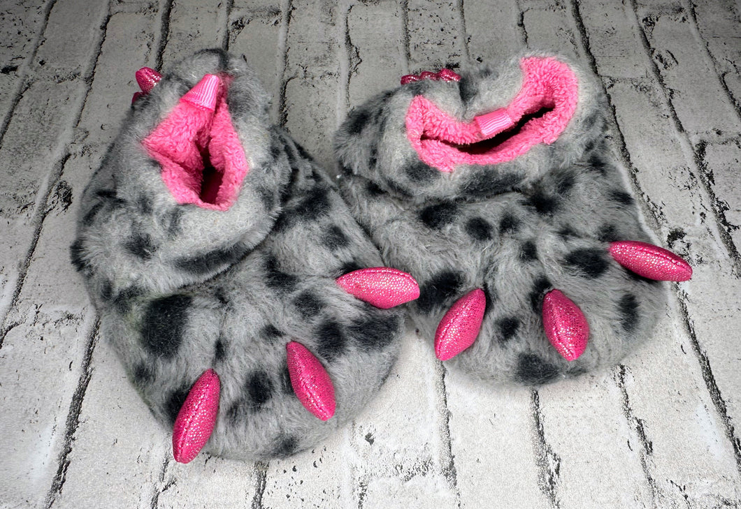 Wonder Nation: Furry Monster Slippers - 5c