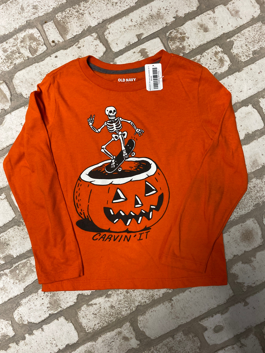 halloween old navy long sleeve (6-7)
