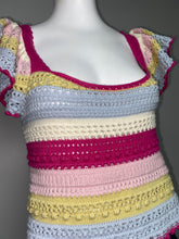 Load image into Gallery viewer, Sincerely Jules Crochet Ruffle Sleeve- (M)
