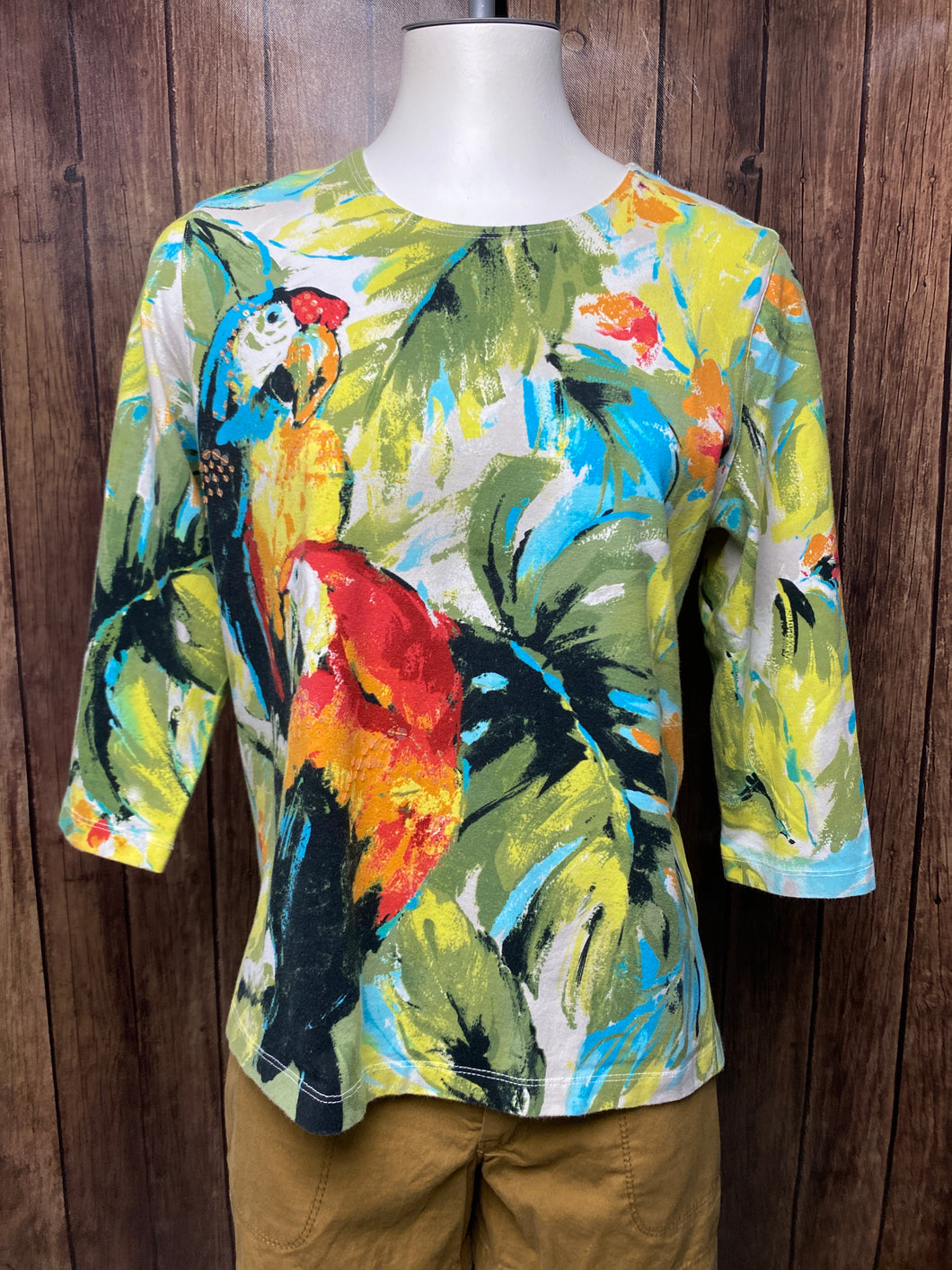 alfred dunner printed top (PM)