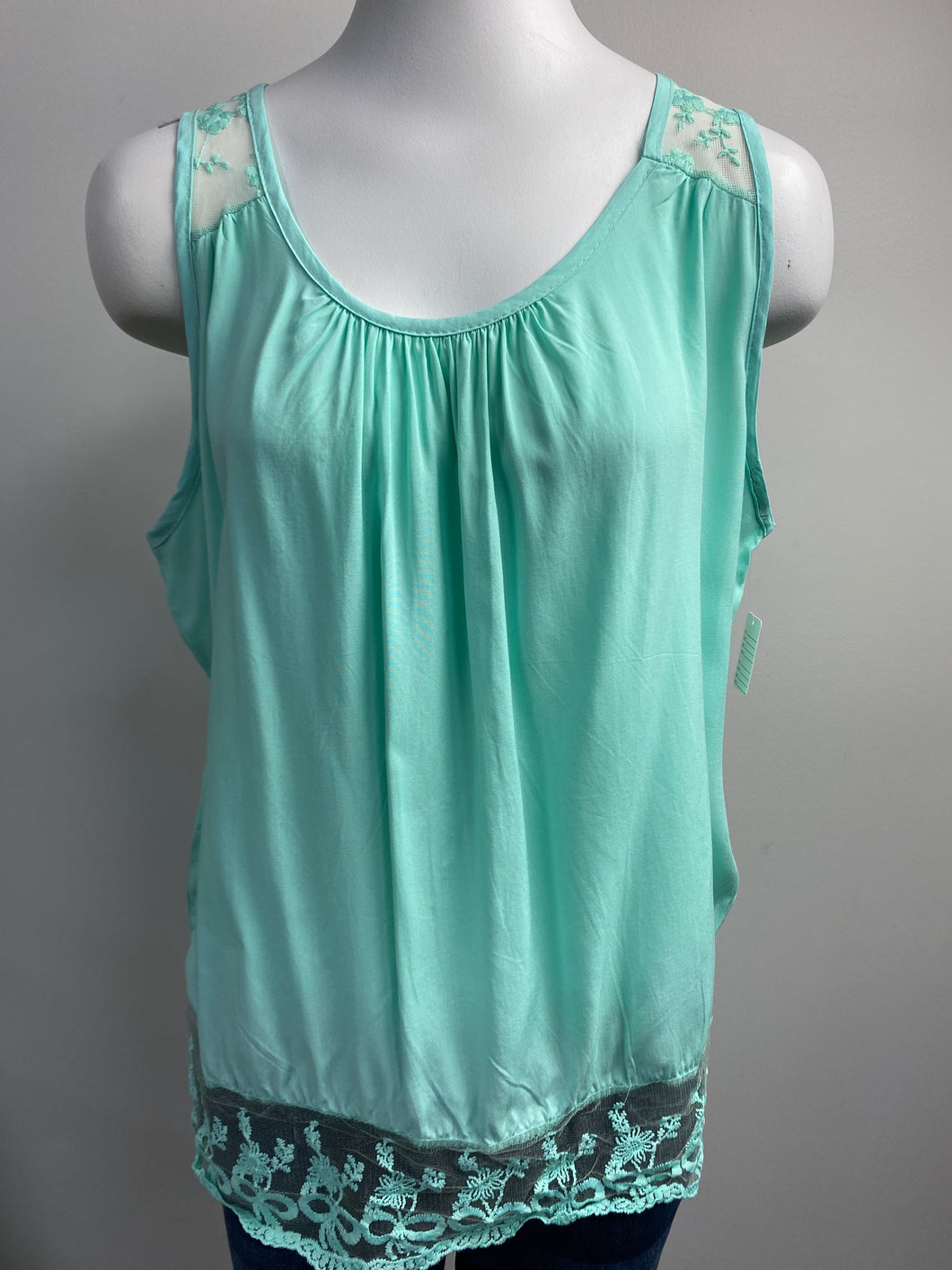 Teal Tank top (L)
