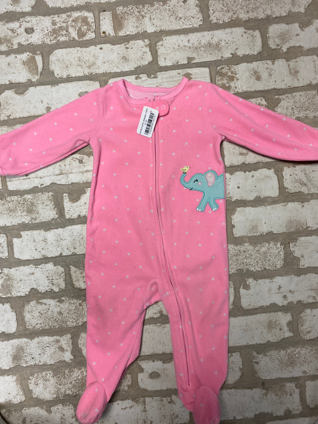 carters pink sleeper (9M)