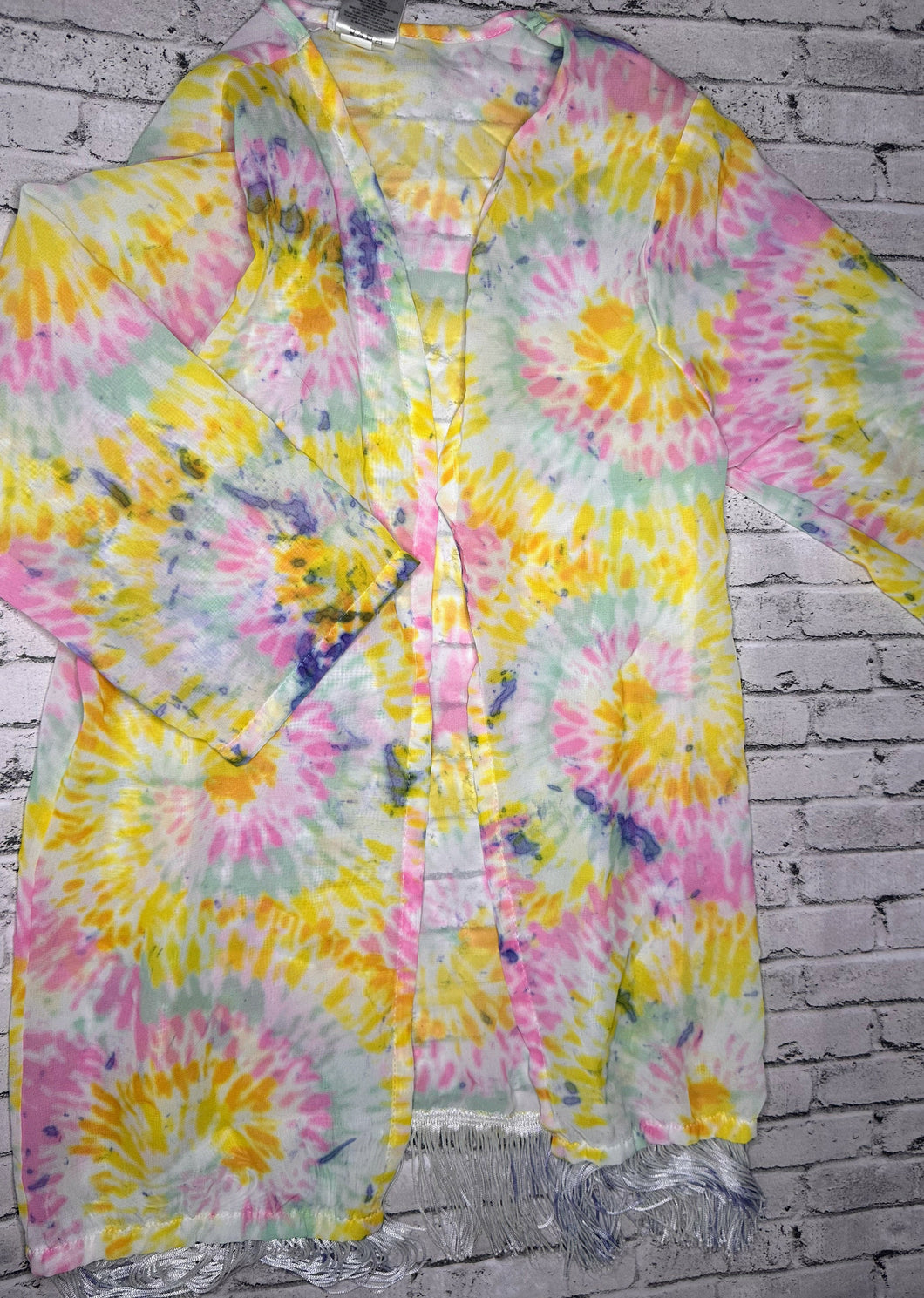 Forever Me: Rainbow Sheer Cardigan- 10/12