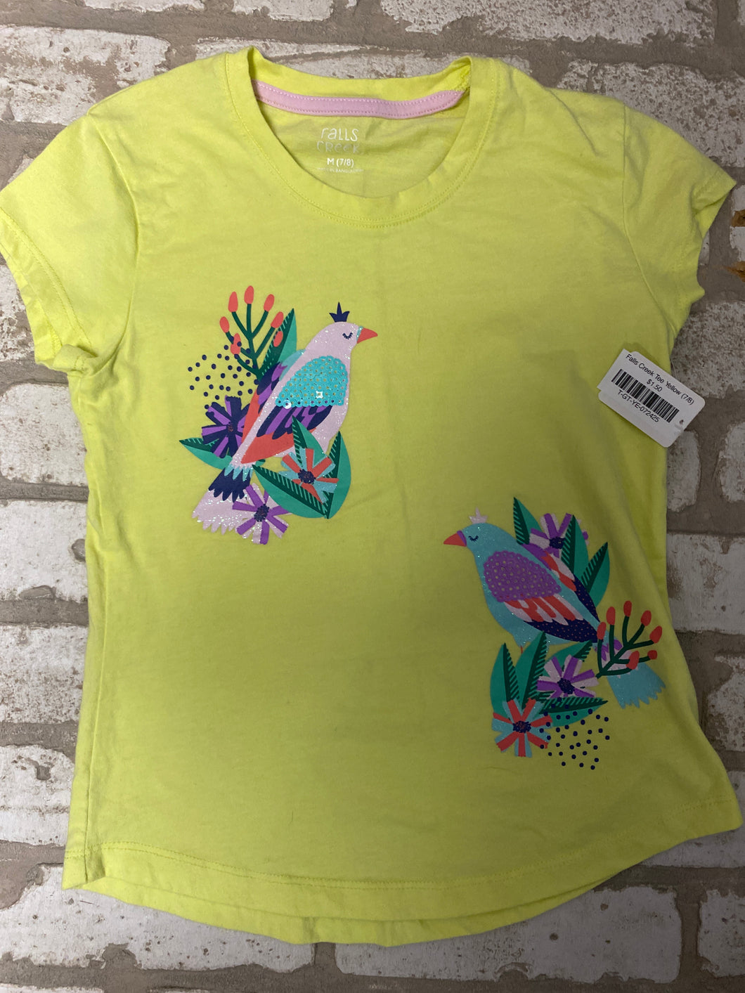 Falls Creek Tee Yellow (7/8)
