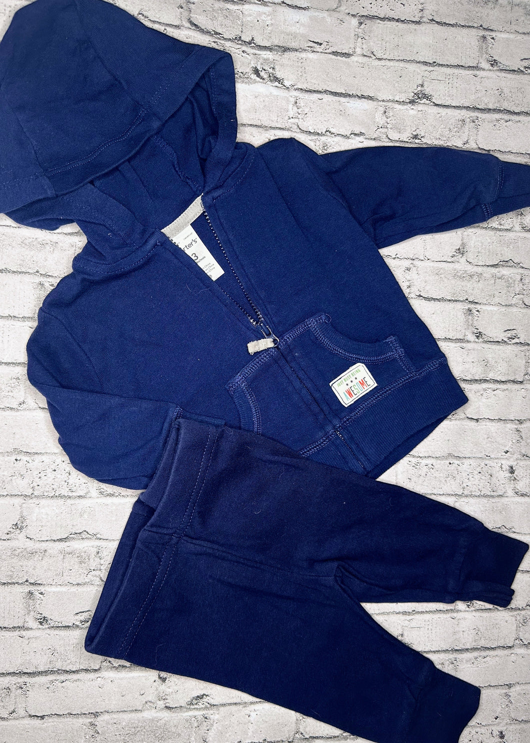 Carter’s: 2pc Navy Set-3m