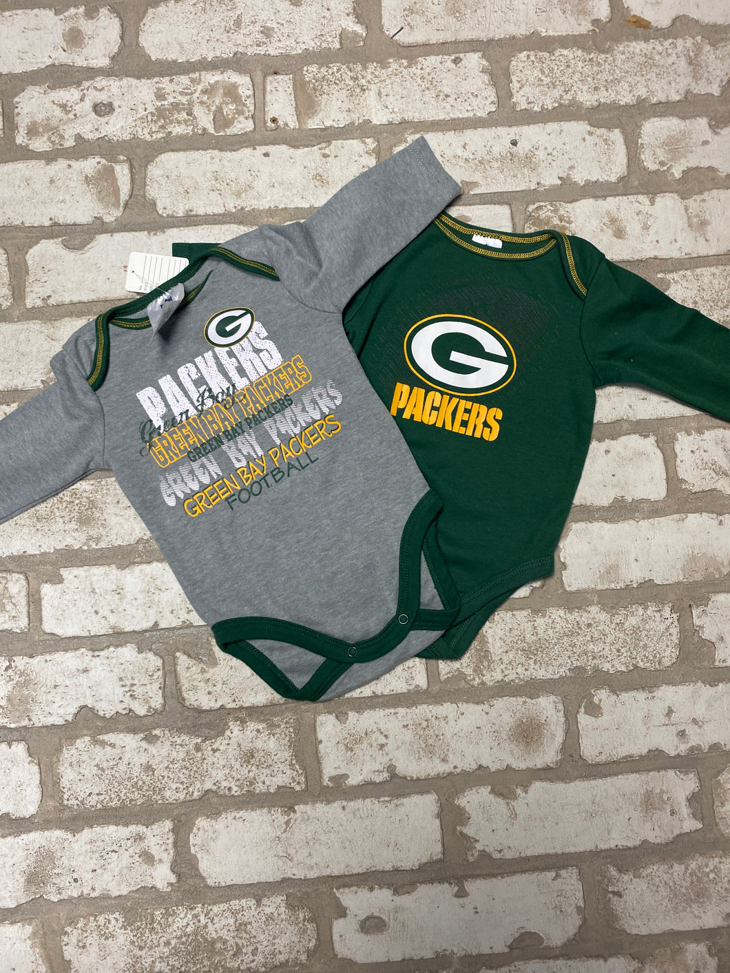packer onesie set (0-3m)
