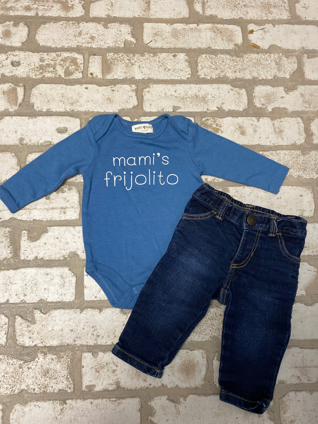 Frijolito 2pc set 3/6mos