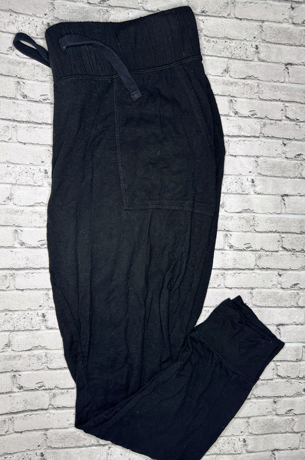 Isabel Maternity: Black Comfy Pants- Medium