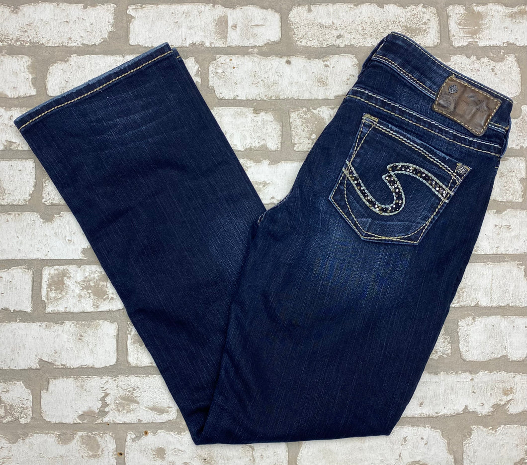 Silver Lola Bootcut- (Size 28