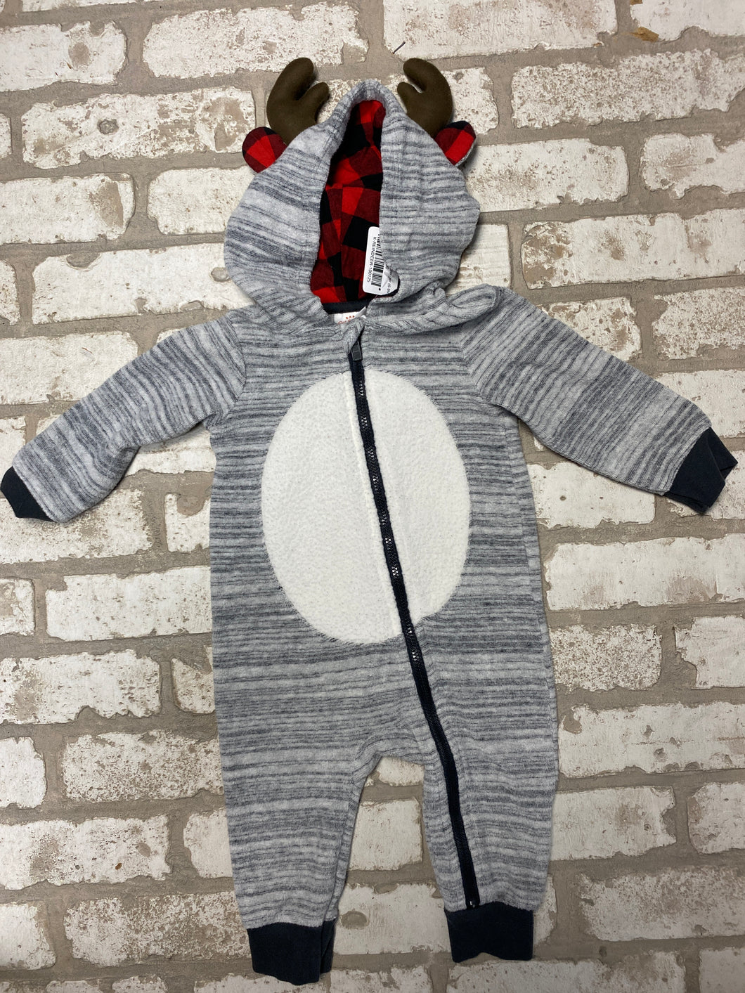 cat & jack reindeer sleeper (6-9M)