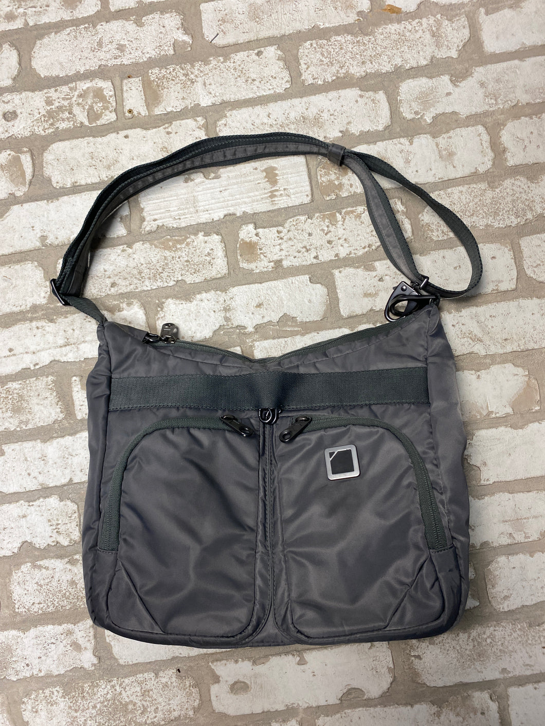 Lewis N. Clark Secura Anti-Theft RFID Large Crossbody Bag - Gray