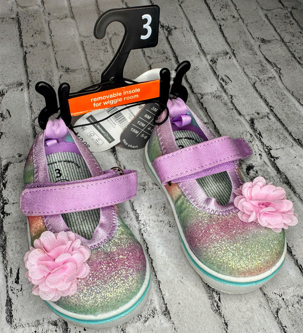 Wonder Nation: Rainbow Tennis Shoes- 3c NEW!