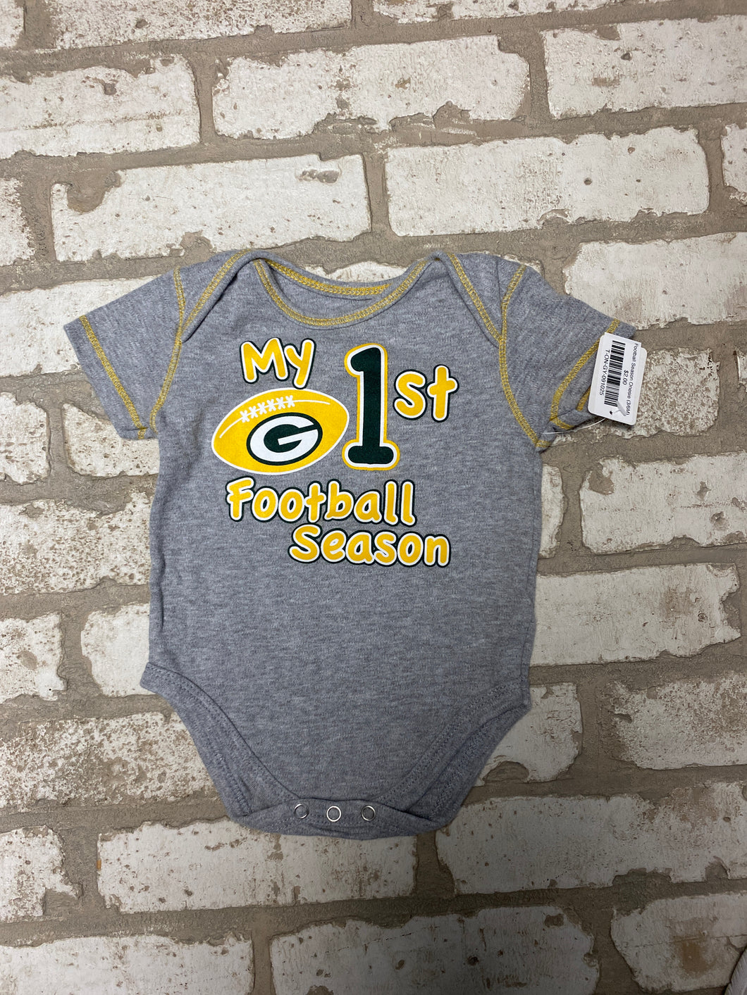 Football Season Onesie (3/6M)