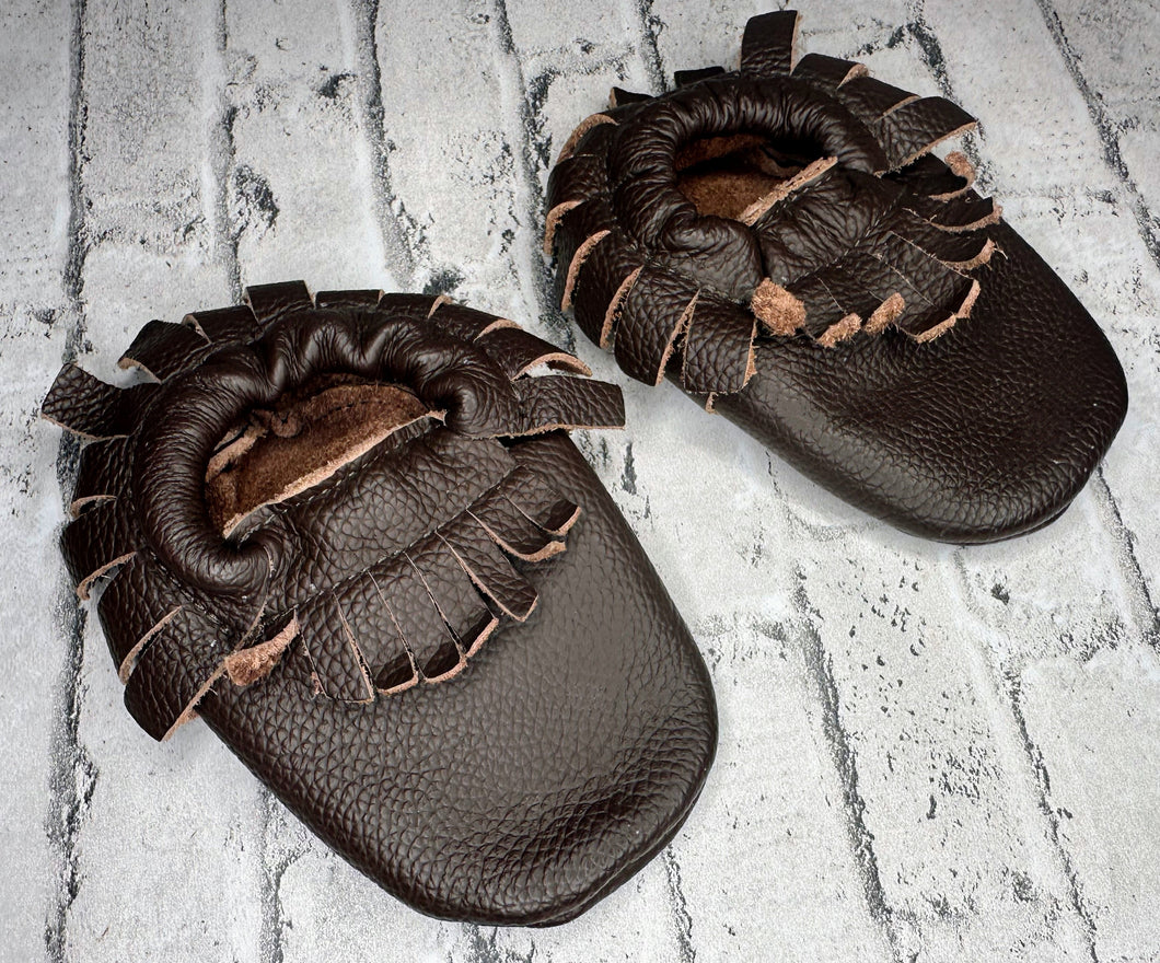 Brown Soft Moccs- Estimated 3c