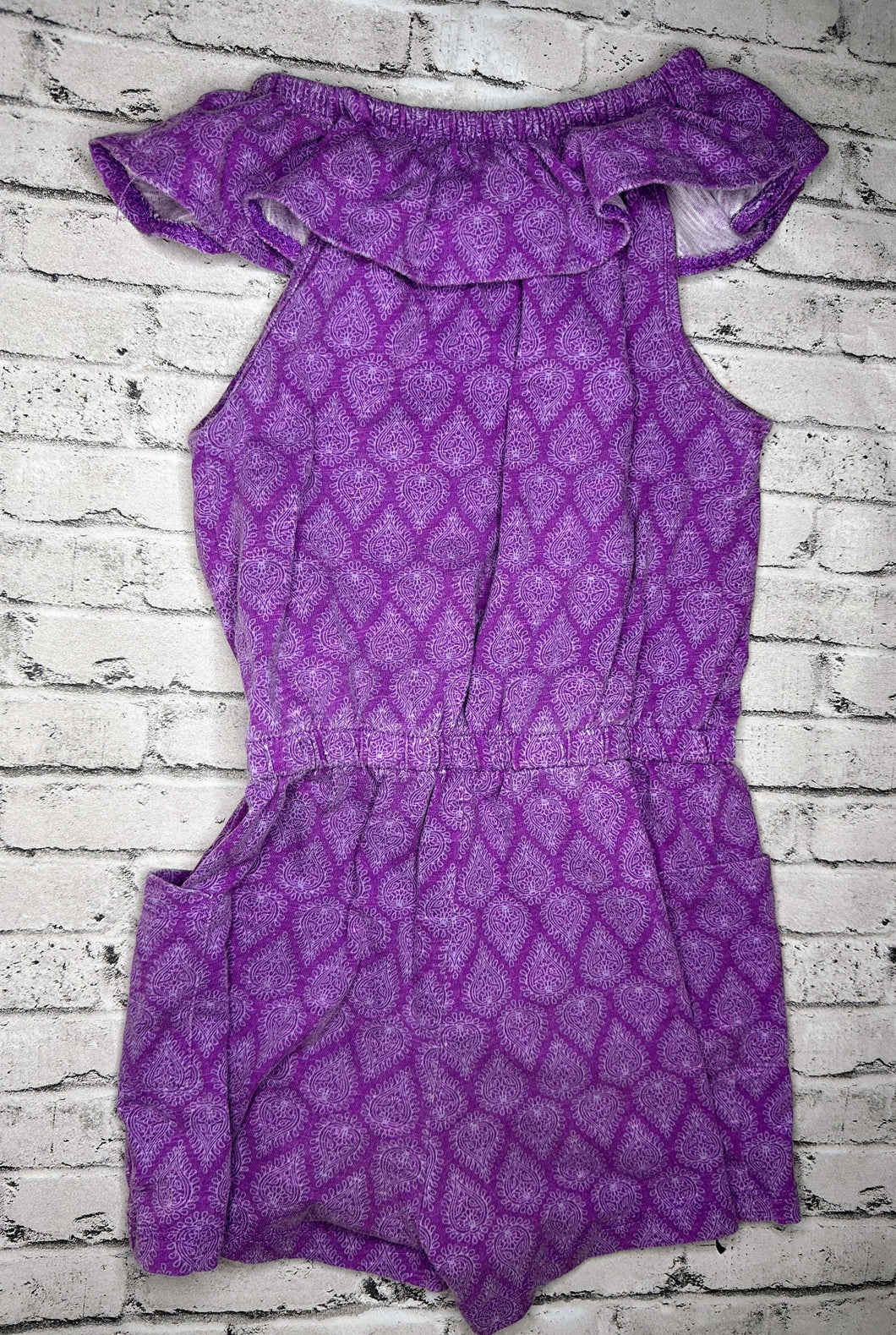 Falls Creek: Purple Romper- 4T