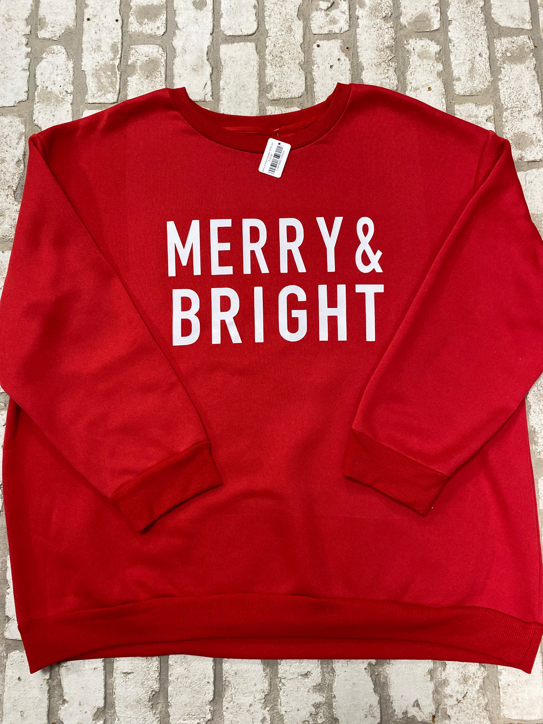Merry & Bright Sweater NEW! (3X)