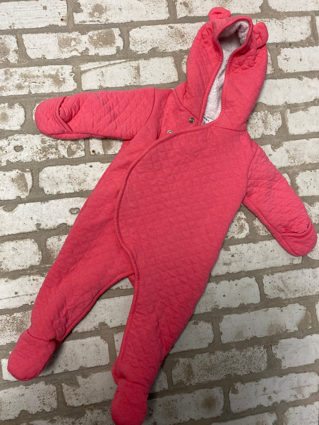 Carter's Pink Snowsuit (6M)