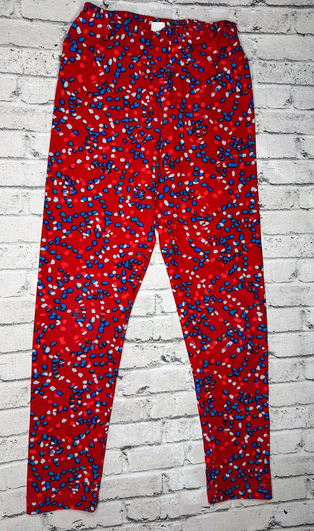 LulaRoe: Patriotic Leggings- Youth S